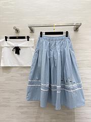 Chanel Blue Skirt  - 2