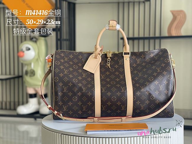Louis Vuitton Keepall 50 Monogram 50x29x23cm - Unahubs - 1