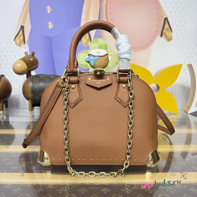 Louis Vuitton Alma Trunk BB Tan 24x18x12cm - Unahubs - 1