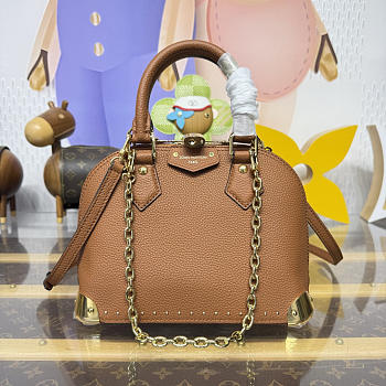 Louis Vuitton Alma Trunk BB Tan 24x18x12cm - Unahubs