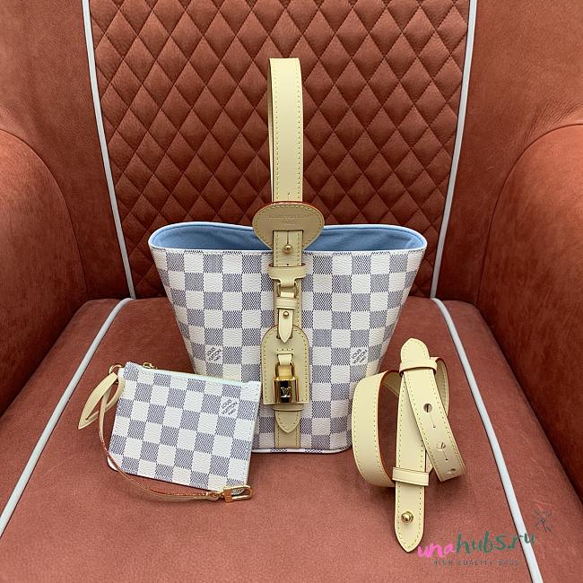 Louis Vuitton All In BB Damier Azur 18x16x12cm - Unahubs - 1