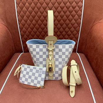 Louis Vuitton All In BB Damier Azur 18x16x12cm - Unahubs
