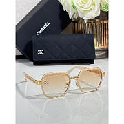 Chanel Geometric Sunglasses Black Gradient - Unahubs - 2
