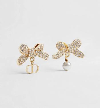 Dior Delicate Bow Earrings