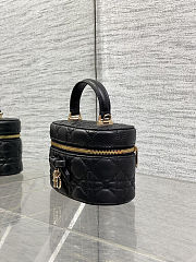 Dior Mini Vanity Black Lambskin 17x10.5x8cm - Unahubs - 3