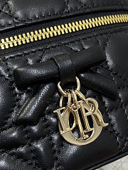 Dior Mini Vanity Black Lambskin 17x10.5x8cm - Unahubs - 2
