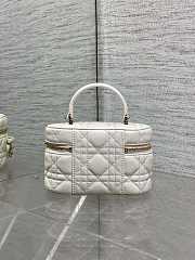 Dior Mini Vanity White Lambskin 17x10.5x8cm - Unahubs - 4