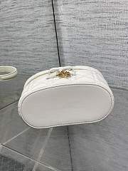 Dior Mini Vanity White Lambskin 17x10.5x8cm - Unahubs - 3