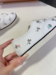 Miu Miu Embroidered drill sneakers - 2