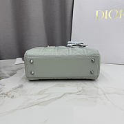 Dior Lady Bag Chain Lily Valley Green 20x18x8cm - Unahubs - 5