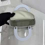 Dior Lady Bag Chain Lily Valley Green 20x18x8cm - Unahubs - 3