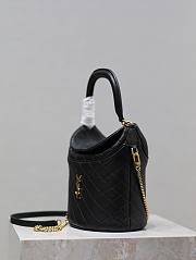 YSL Gaby bucket bag lambskin black 19x17x15cm - Unahubs - 5