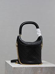 YSL Gaby bucket bag lambskin black 19x17x15cm - Unahubs - 4
