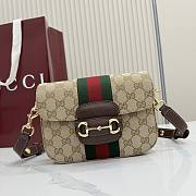 Gucci Horsebit 1955 small shoulder bag 21x14.5x5.5cm - Unahubs - 1