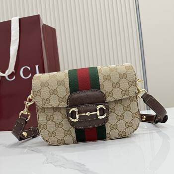 Gucci Horsebit 1955 small shoulder bag 21x14.5x5.5cm - Unahubs
