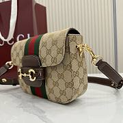 Gucci Horsebit 1955 small shoulder bag 21x14.5x5.5cm - Unahubs - 4