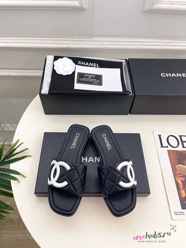 Chanel Black Slides 06 - 1