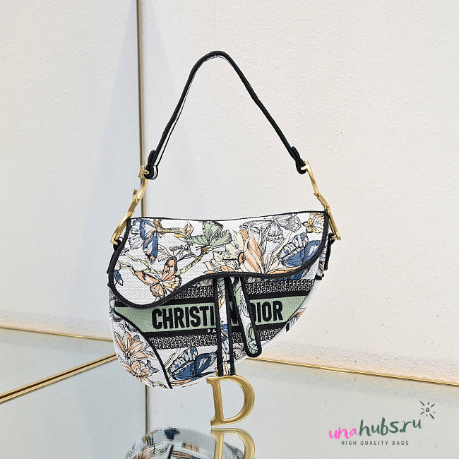 Dior Saddle Bag 25.5x20x6.5cm - Unahubs - 1