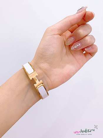 Hermes bracelet white 
