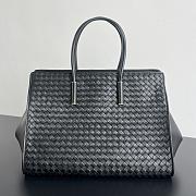Bottega Veneta Barbara leather tote black 37x27x24cm - Unahubs - 1