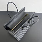 Bottega Veneta Barbara leather tote black 37x27x24cm - Unahubs - 5