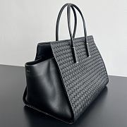 Bottega Veneta Barbara leather tote black 37x27x24cm - Unahubs - 3