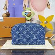 Louis Vuitton Pochette Cosmestique PM blue 19x6x12cm - 1