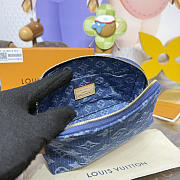 Louis Vuitton Pochette Cosmestique PM blue 19x6x12cm - 4
