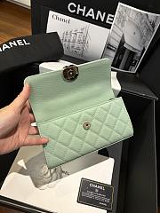 Chanel Kelly green Caviar 18x10x4.5cm - 3
