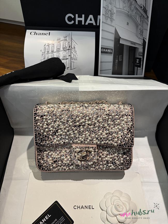 Chanel Flap Bag Pink 20cm - Unahubs - 1
