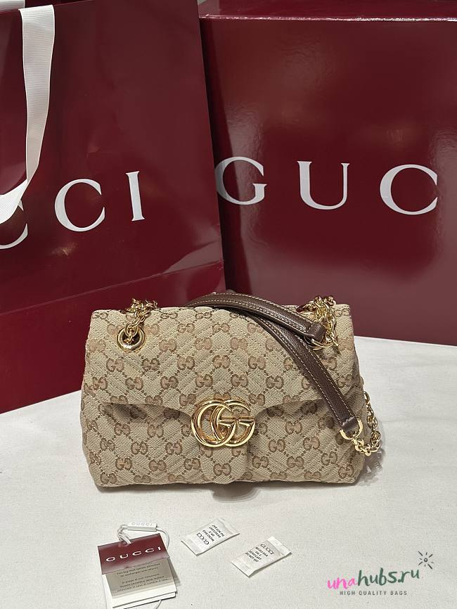Gucci Marmont small shoulder bag 23x17x9cm - Unahubs - 1
