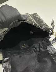 Fendi Mamma Baguette Medium black 26.5x9x18cm - Unahubs - 5