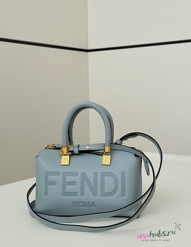 Fendi By The Way Boston blue 20x9x12cm - Unahubs - 1