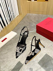 Valentino Garavani V Logo Signature Sling Back 75mm - 3