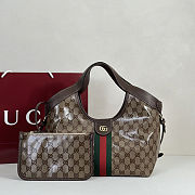 Gucci Giglio small tote bag Sand and dark 25x20x15cm - Unahubs - 1