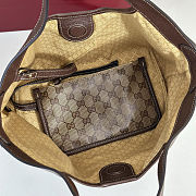 Gucci Giglio small tote bag Sand and dark 25x20x15cm - Unahubs - 4