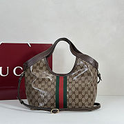 Gucci Giglio small tote bag Sand and dark 25x20x15cm - Unahubs - 3