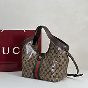 Gucci Giglio small tote bag Sand and dark 25x20x15cm - Unahubs - 2