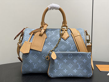 Louis Vuitton Speedy P9 Blue 32x22.5x18cm - Unahubs