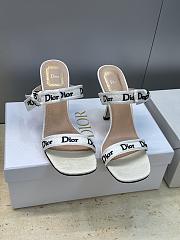 Dior J'Adior Heeled Sandal with Straps White 95 - 2