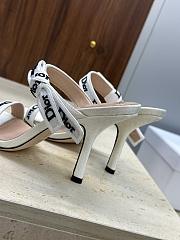 Dior J'Adior Heeled Sandal with Straps White 95 - 3