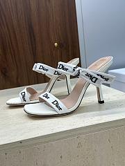 Dior J'Adior Heeled Sandal with Straps White 95 - 4