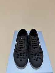 Prada Collapse crochet laced sneakers black - Unahubs - 2