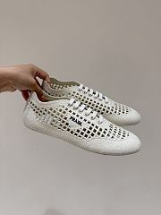 Prada Collapse crochet laced sneakers White - Unahubs - 1