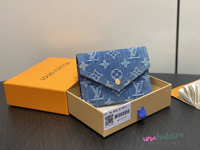 Louis Vuitton Victorine Wallet Blue 12x9.5x2.5cm - Unahubs - 1