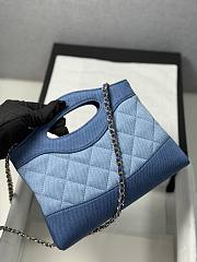 Chanel 26P 31 Bag blue denim 20x17x3.5cm - Unahubs - 3