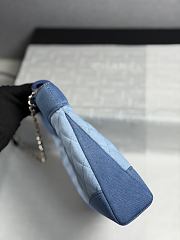 Chanel 26p 31 bag blue denim 23x22x5.5cm - Unahubs - 5