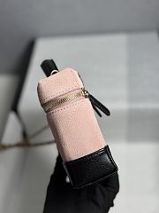 Chanel Vanity Suede Calfskin pink Black 17x19.5x5cm - Unahubs - 5