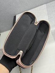Chanel Vanity Suede Calfskin pink Black 17x19.5x5cm - Unahubs - 4