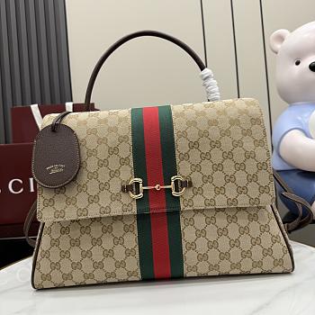 Gucci Paparazzo large top handle bag 37x29x13cm